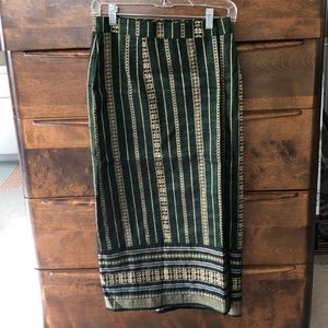 Sarong Pencil Skirt